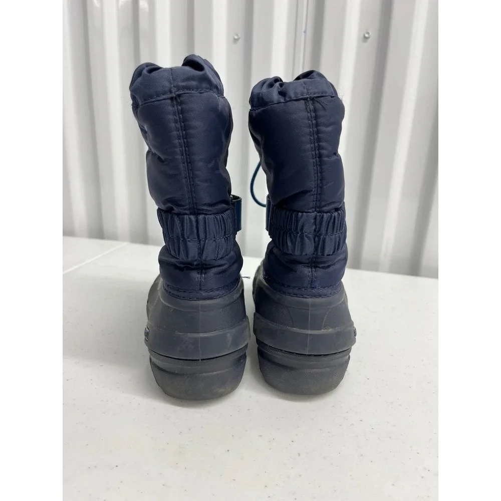 SOREL Flurry Winter Snow Boots Blue Size 12 Kids Waterproof Insulated NC1831